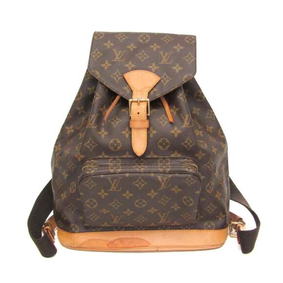 LOUIS VUITTON Authentic Brown Monogram Backpack main image 14
